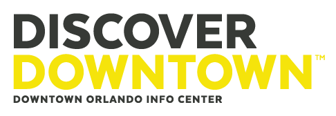 Discover Downtown Black and Yellow Logo