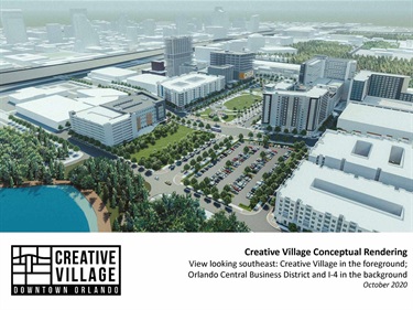 Rendering of Luminary Green at Creative Village