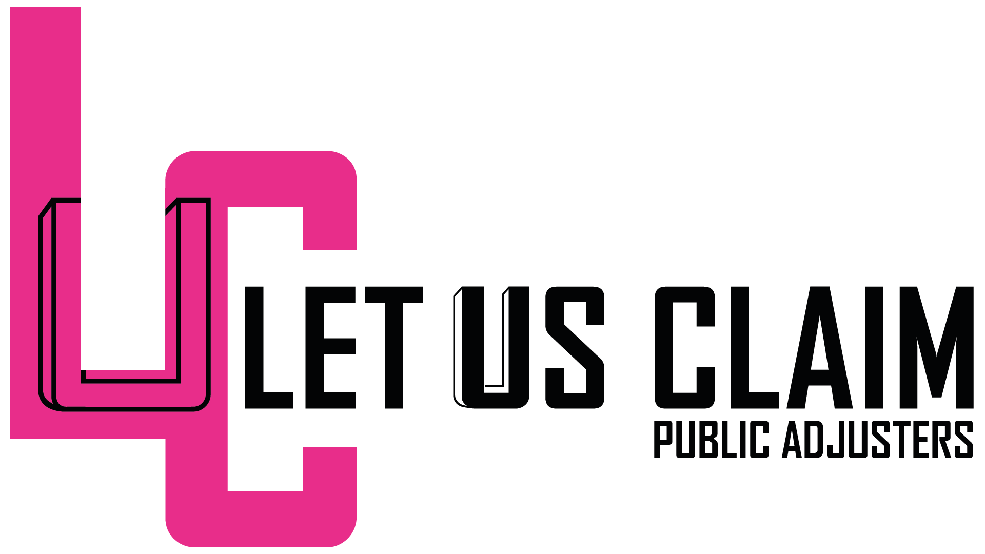 Let Us Claim Public Adjusters logo.