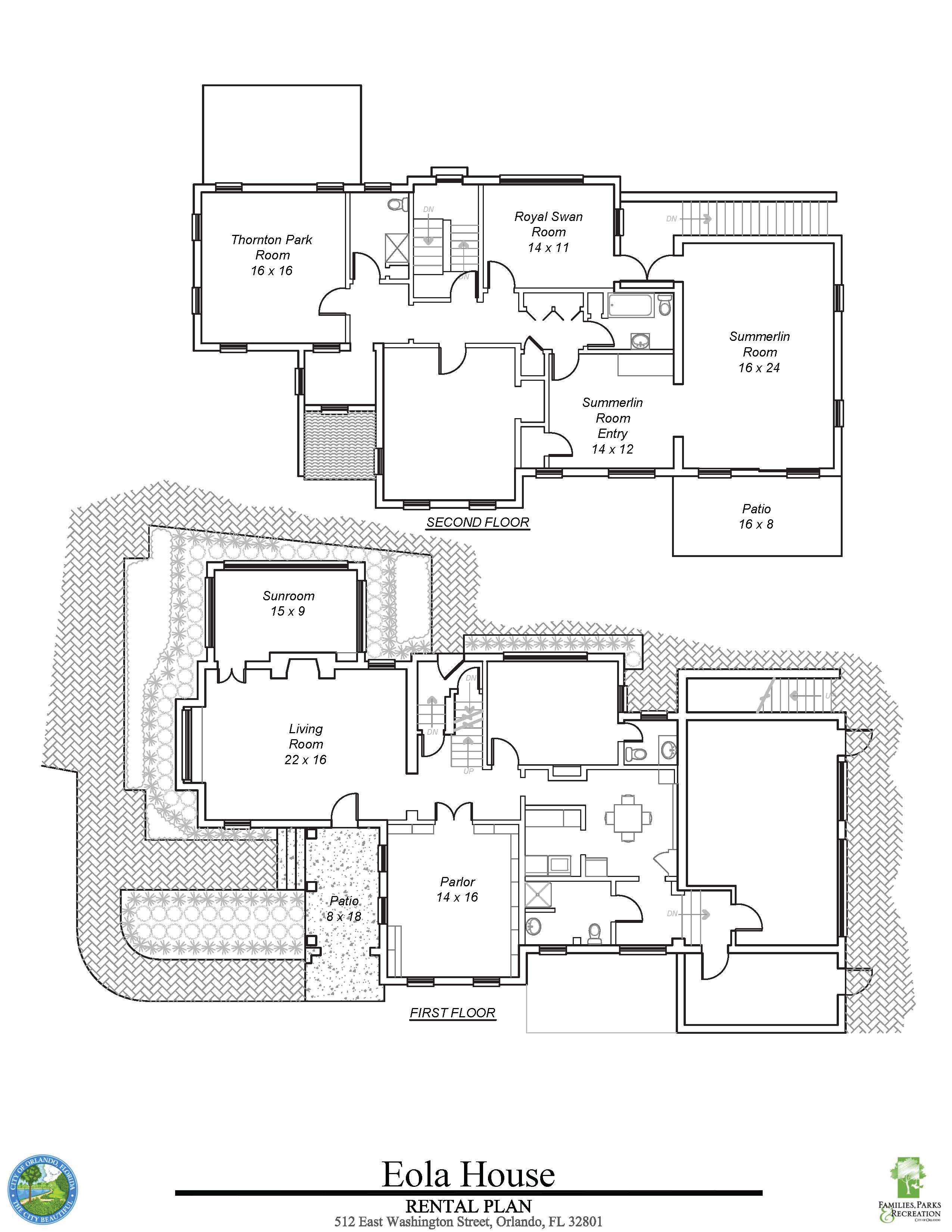 Eola House floor plan