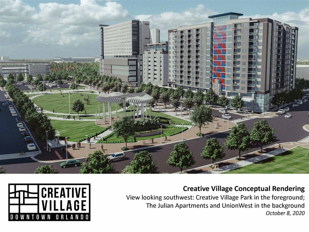 Rendering of Luminary Green at Creative Village