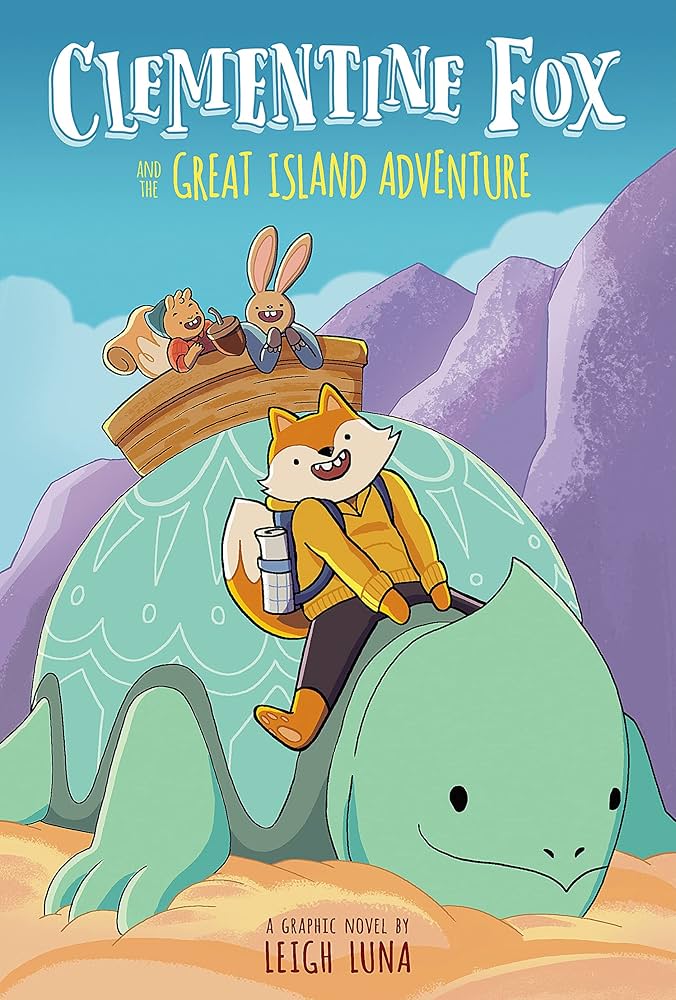 Book cover for Clementine Fox and the Great Island Adventure, a classic novel by Leigh Luna.