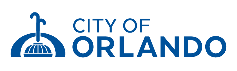 The horizontal logo of the City of Orlando.